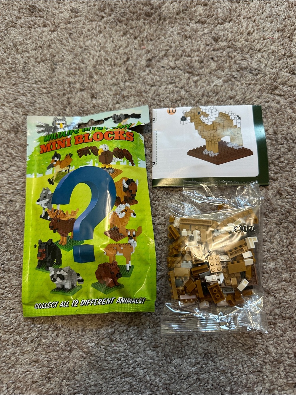 Wildlife Mystery Mini Blocks - Bighorn Sheep